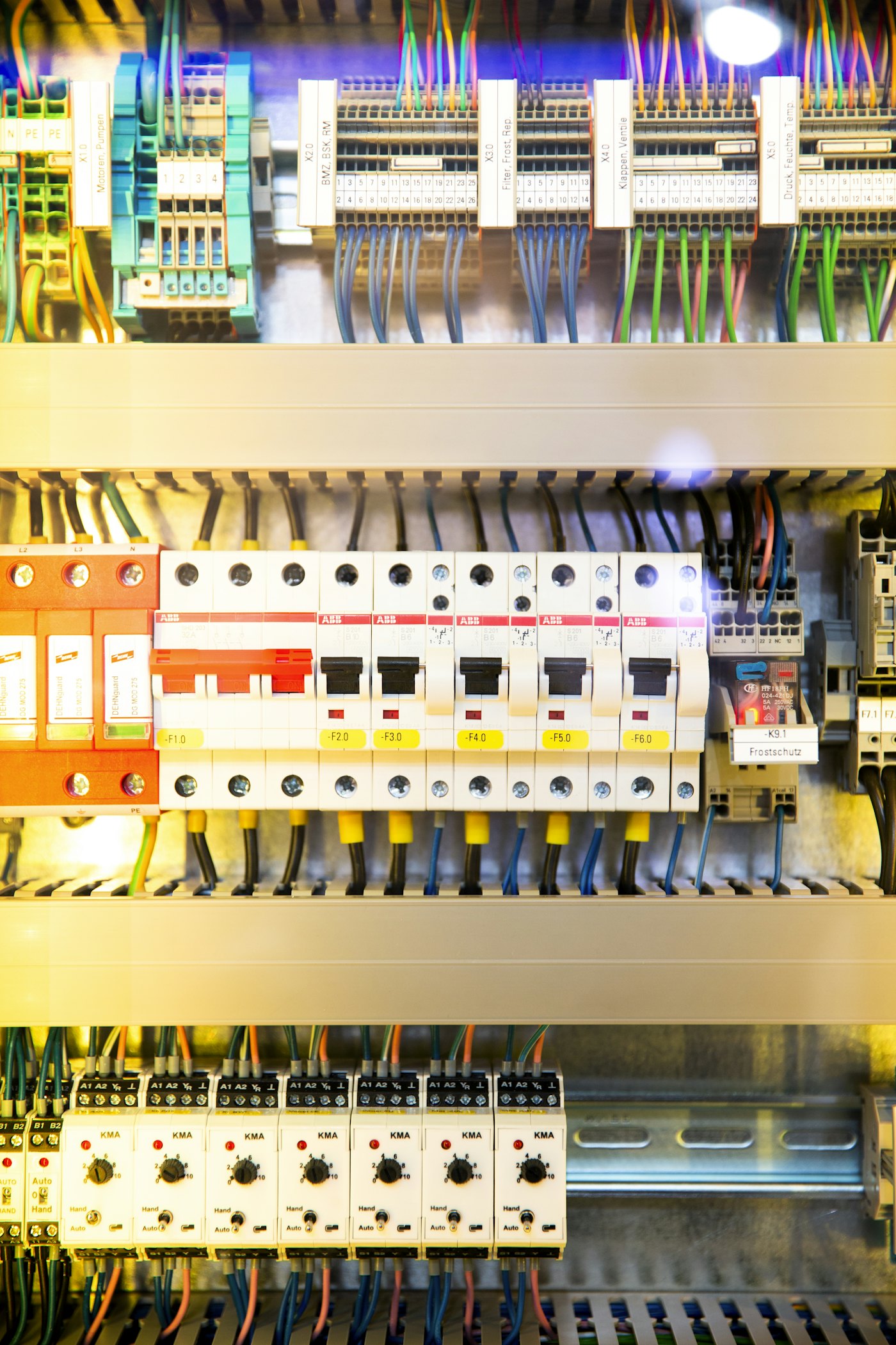 Elektrischer Verteilerkasten mit Sicherungsautomaten